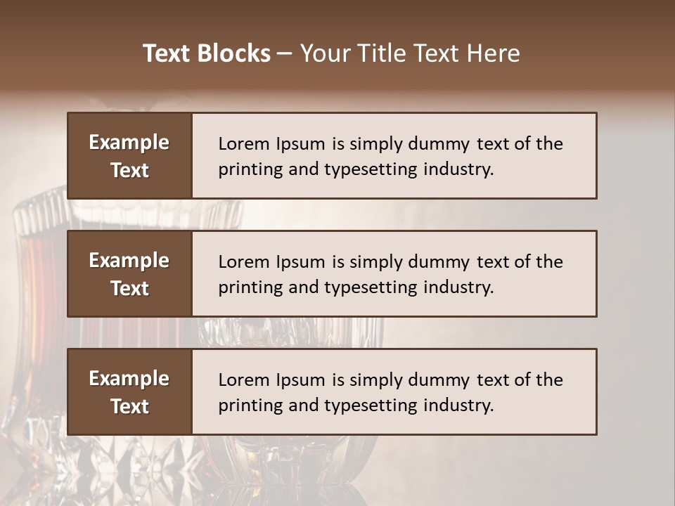 Crystal Life-Style Grill PowerPoint Template