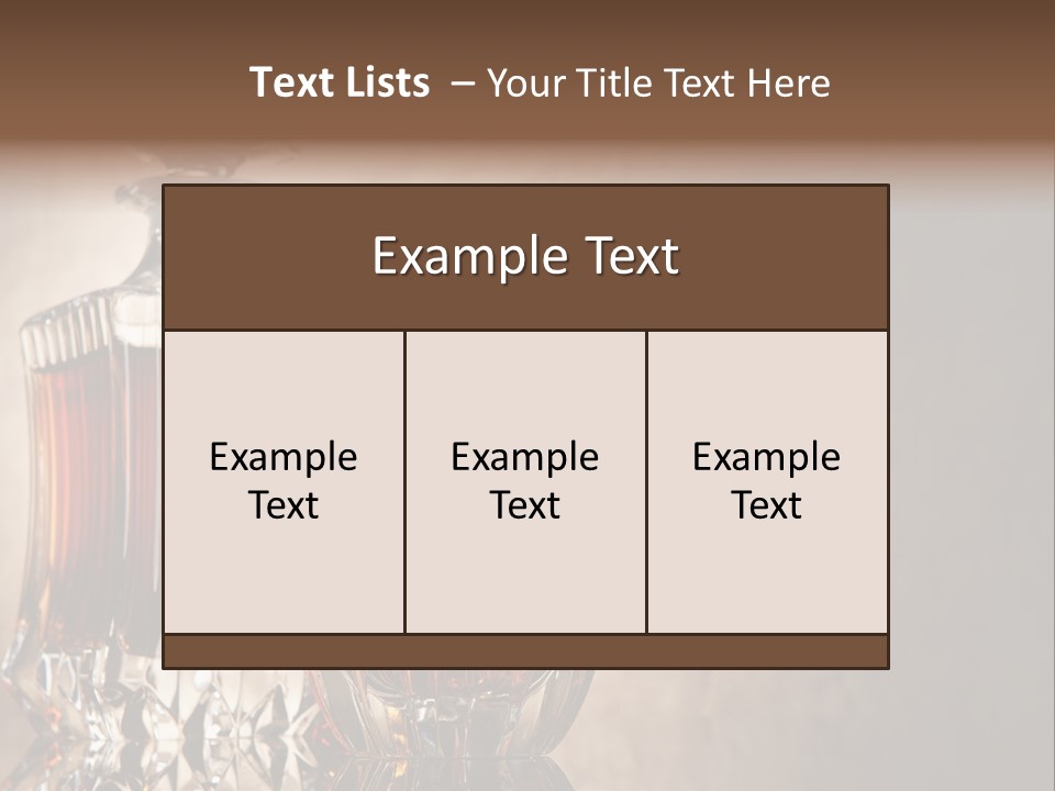 Crystal Life-Style Grill PowerPoint Template