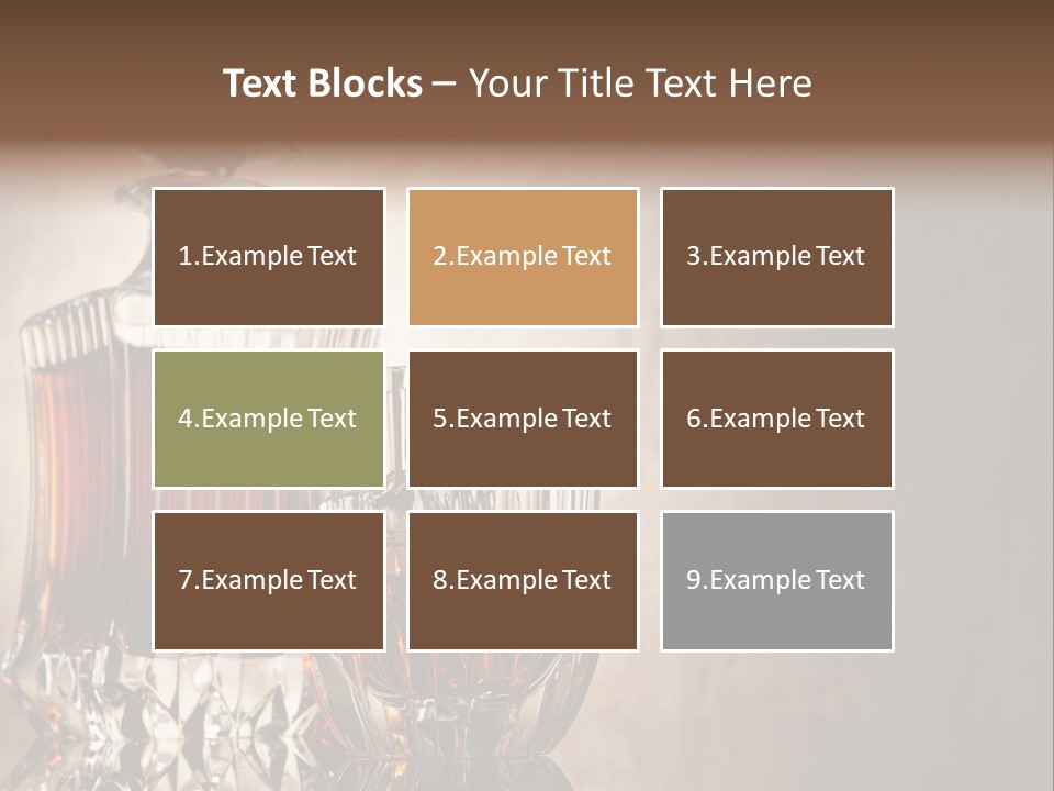 Crystal Life-Style Grill PowerPoint Template