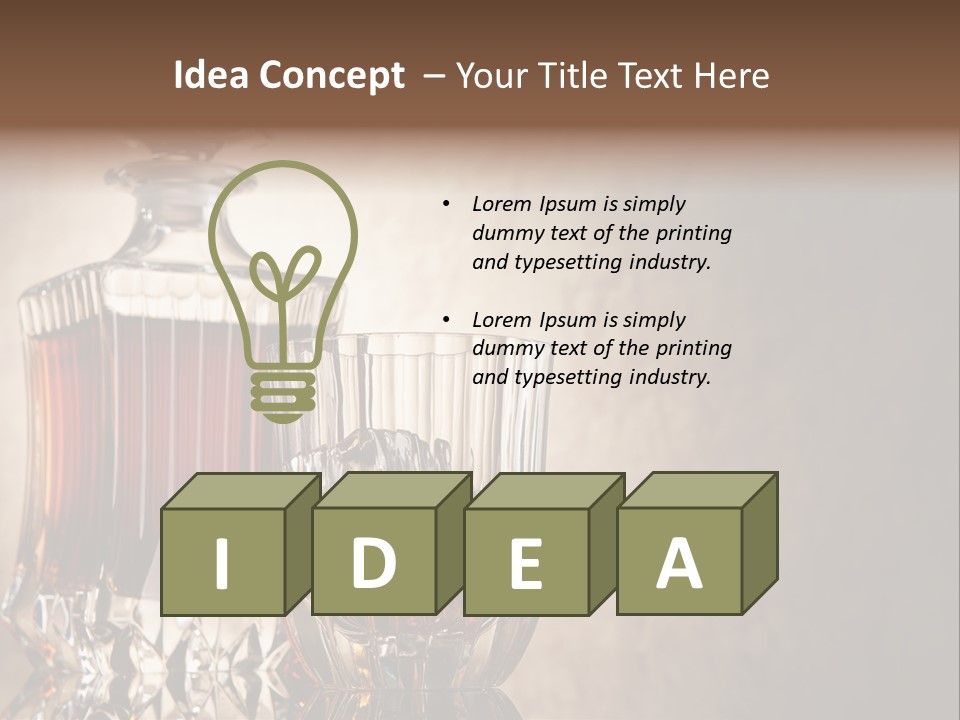 Crystal Life-Style Grill PowerPoint Template