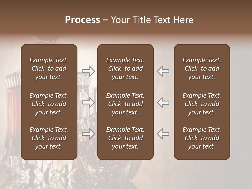 Crystal Life-Style Grill PowerPoint Template