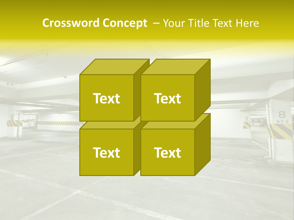 Traffic Floor Large PowerPoint Template