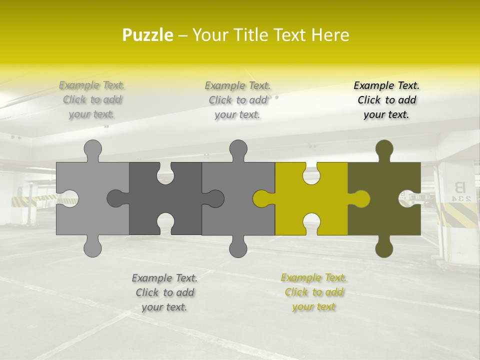 Traffic Floor Large PowerPoint Template