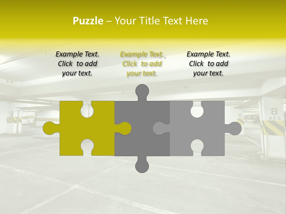 Traffic Floor Large PowerPoint Template