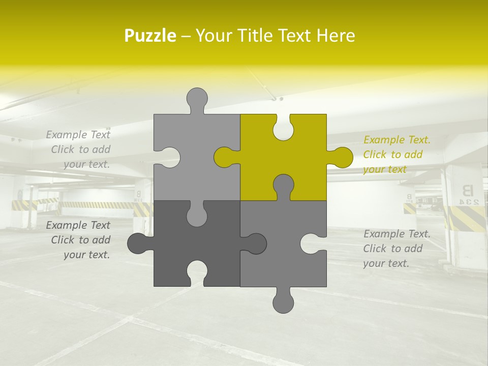 Traffic Floor Large PowerPoint Template