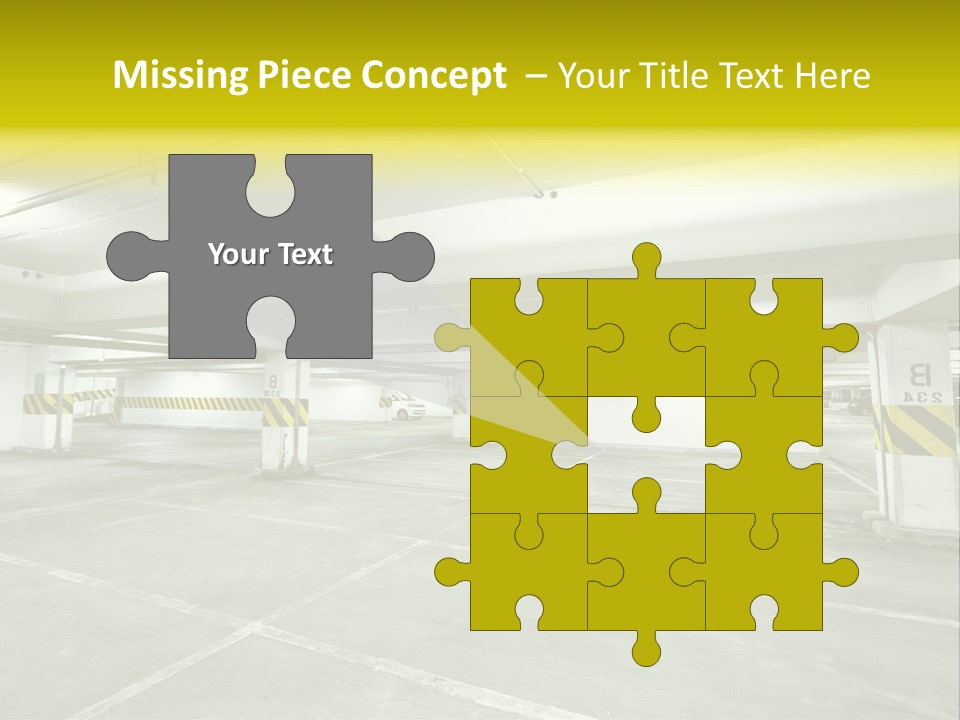 Traffic Floor Large PowerPoint Template