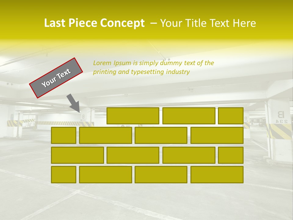 Traffic Floor Large PowerPoint Template