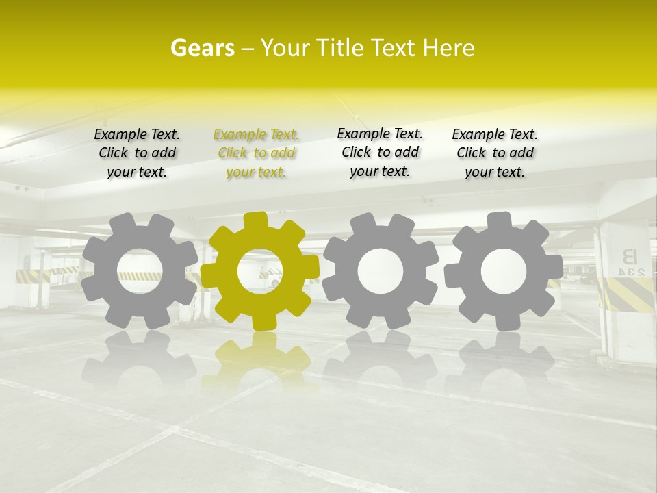 Traffic Floor Large PowerPoint Template