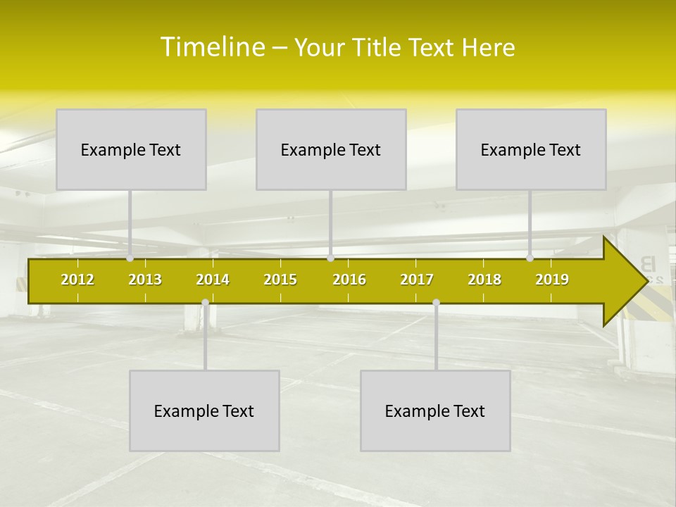Traffic Floor Large PowerPoint Template