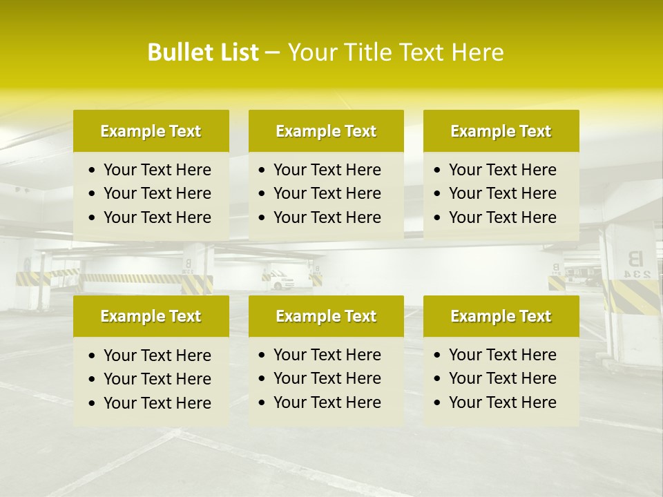 Traffic Floor Large PowerPoint Template