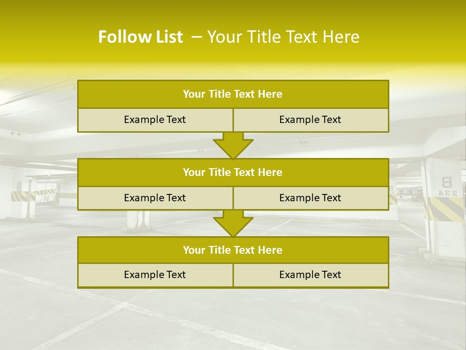 Traffic Floor Large PowerPoint Template