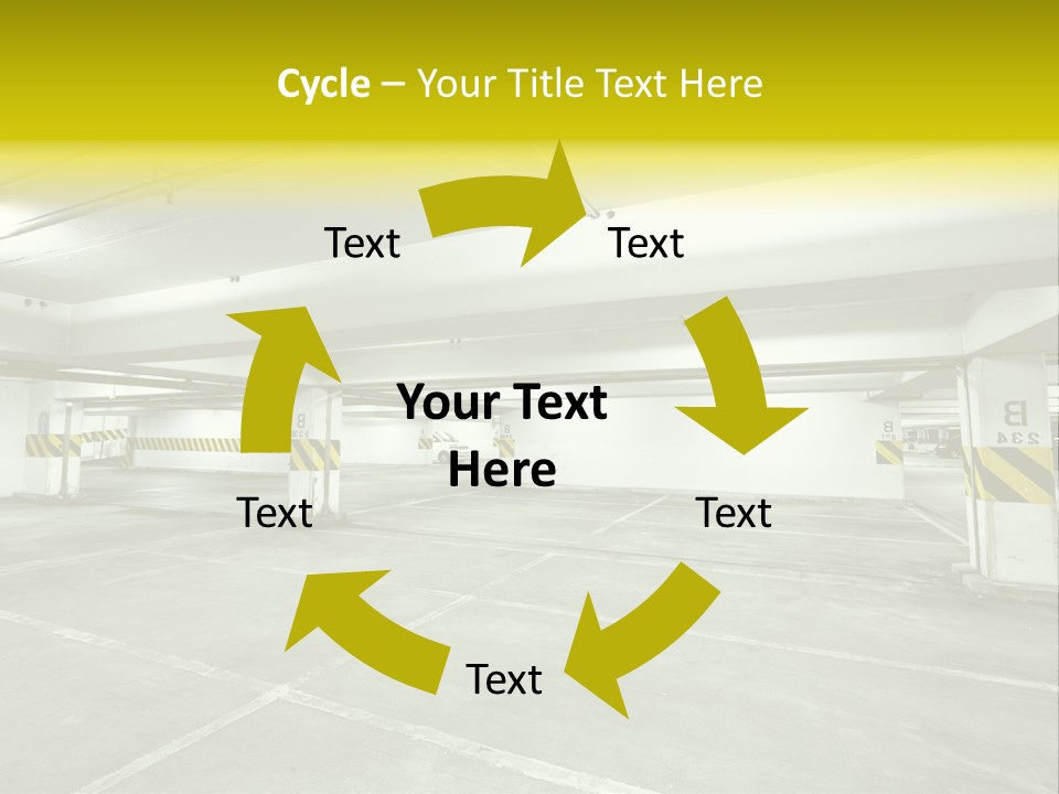 Traffic Floor Large PowerPoint Template