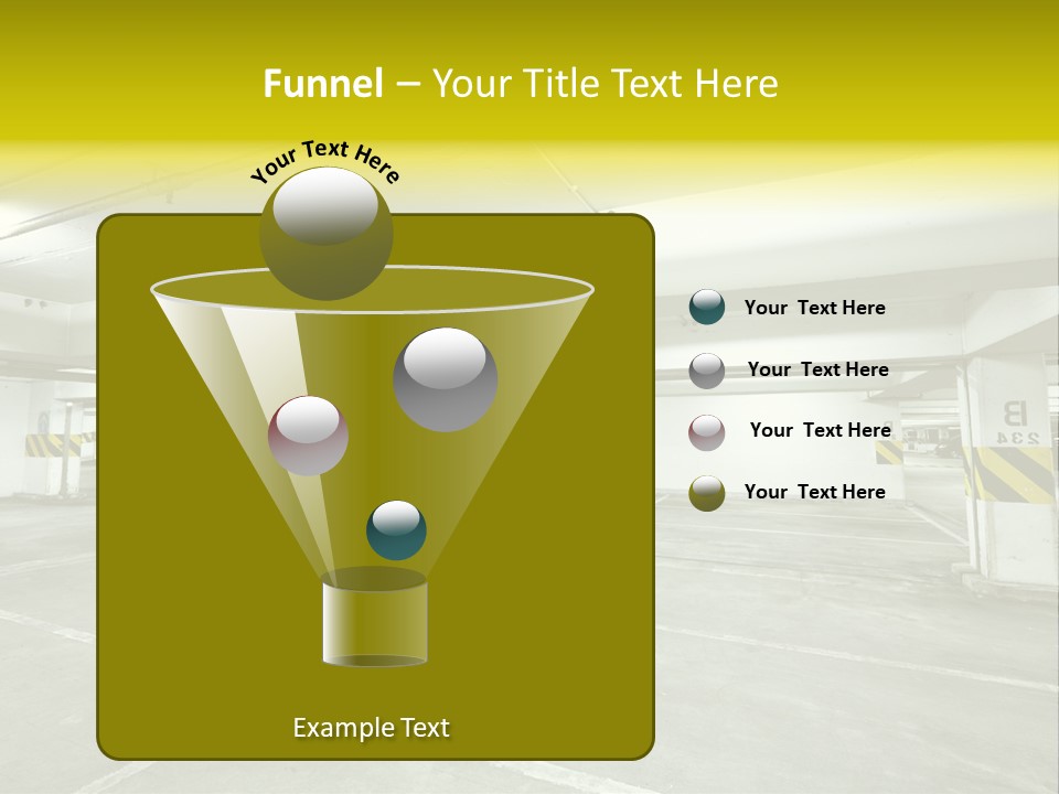 Traffic Floor Large PowerPoint Template