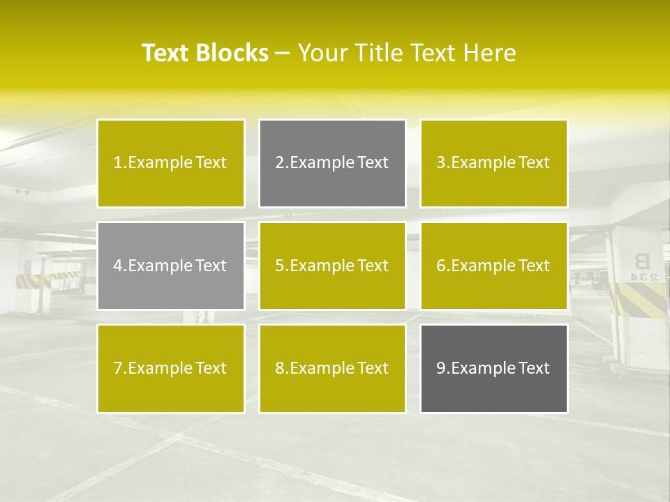 Traffic Floor Large PowerPoint Template