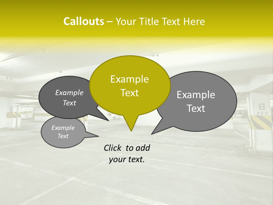 Traffic Floor Large PowerPoint Template