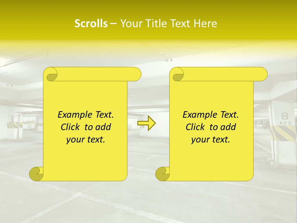 Traffic Floor Large PowerPoint Template