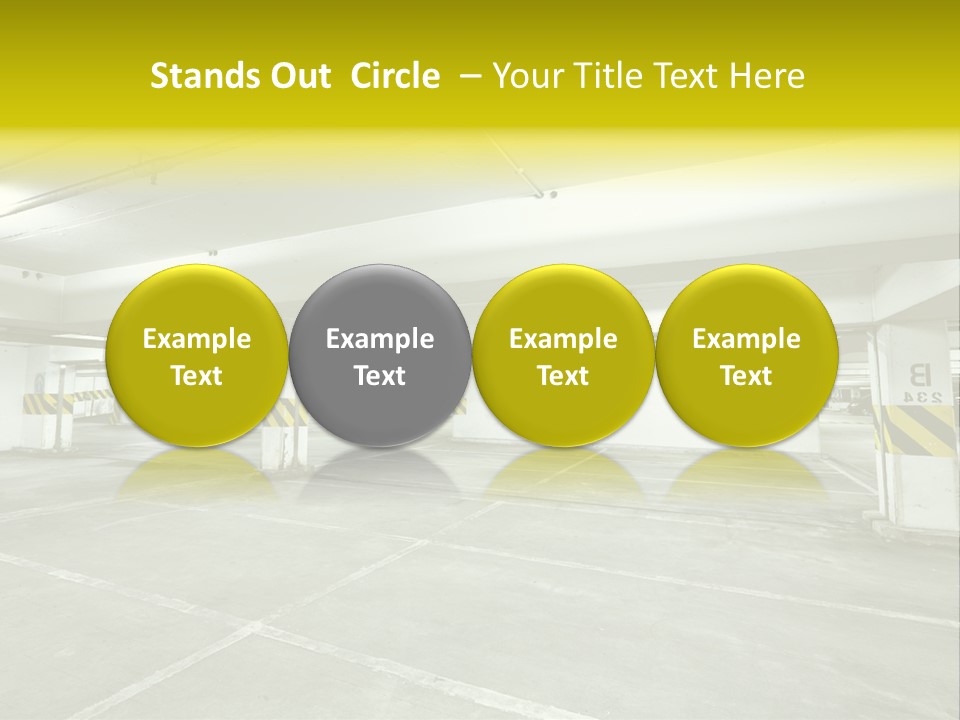 Traffic Floor Large PowerPoint Template