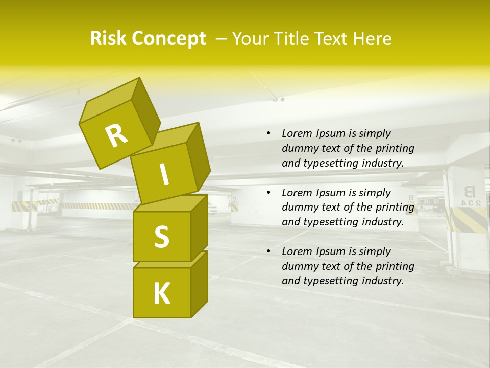 Traffic Floor Large PowerPoint Template