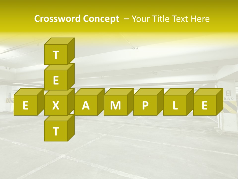 Traffic Floor Large PowerPoint Template