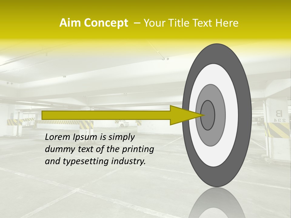 Traffic Floor Large PowerPoint Template