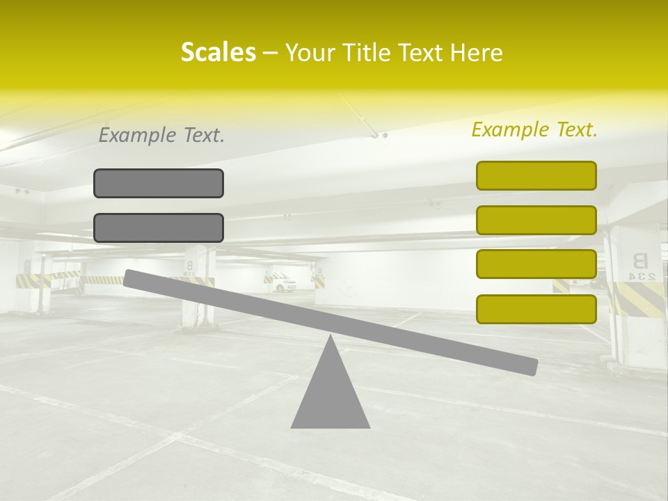 Traffic Floor Large PowerPoint Template