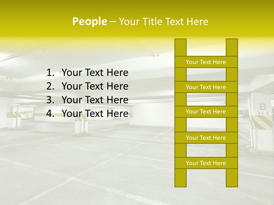 Traffic Floor Large PowerPoint Template