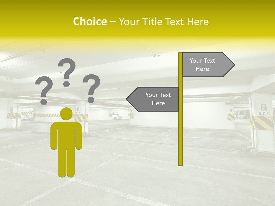 Traffic Floor Large PowerPoint Template