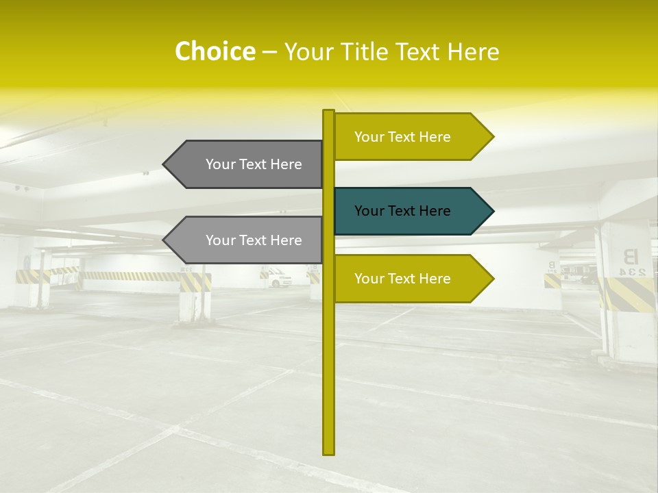 Traffic Floor Large PowerPoint Template