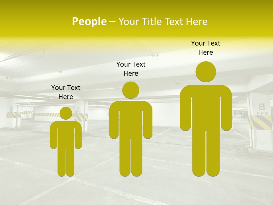 Traffic Floor Large PowerPoint Template