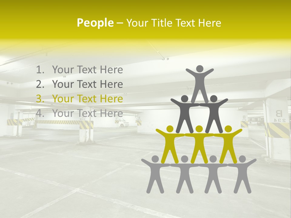 Traffic Floor Large PowerPoint Template