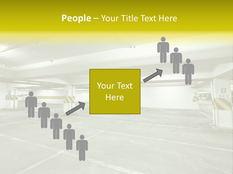 Traffic Floor Large PowerPoint Template