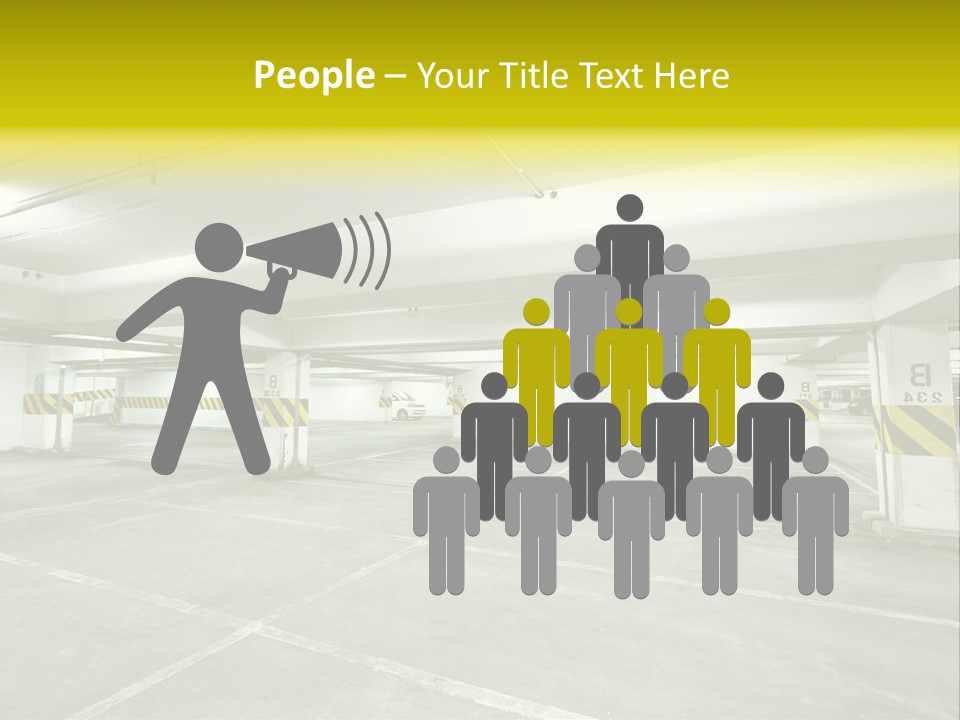 Traffic Floor Large PowerPoint Template