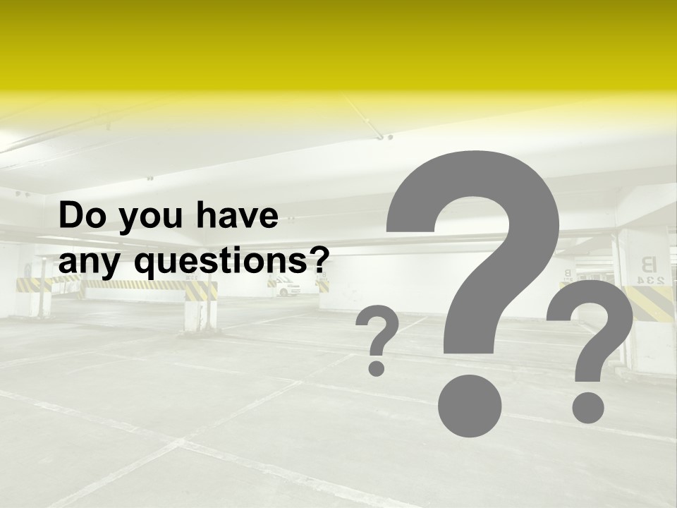 Traffic Floor Large PowerPoint Template