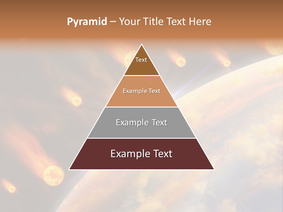 Flare Earth Asteroid PowerPoint Template
