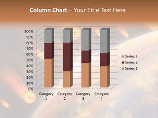 Flare Earth Asteroid PowerPoint Template