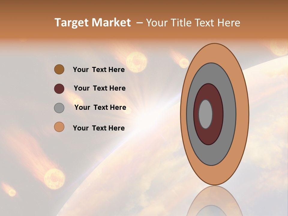 Flare Earth Asteroid PowerPoint Template