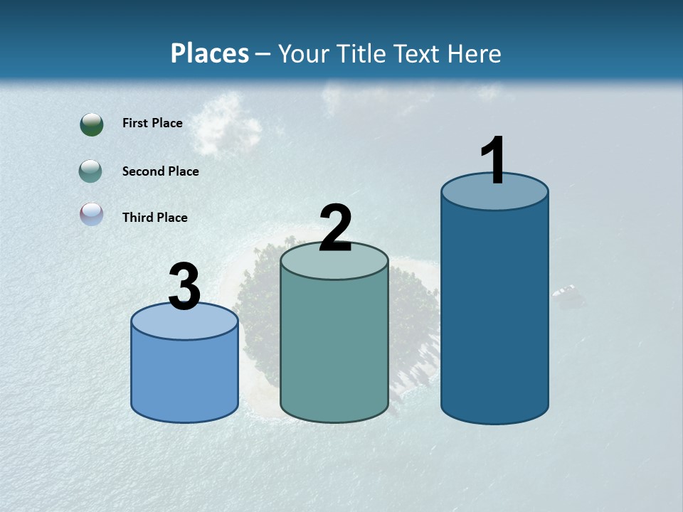 Heart Reef Love PowerPoint Template