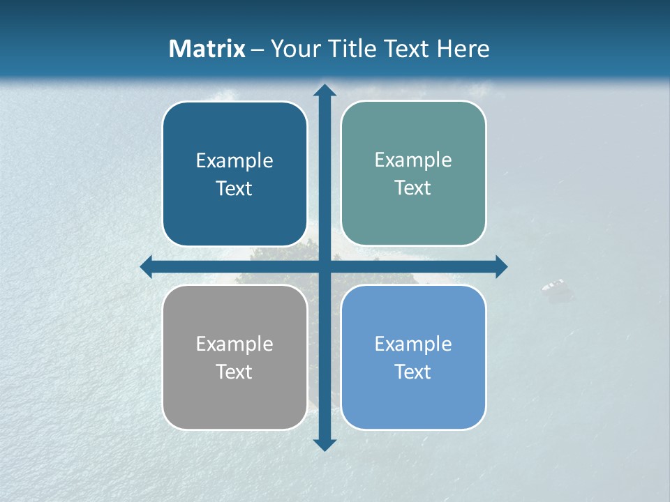 Heart Reef Love PowerPoint Template
