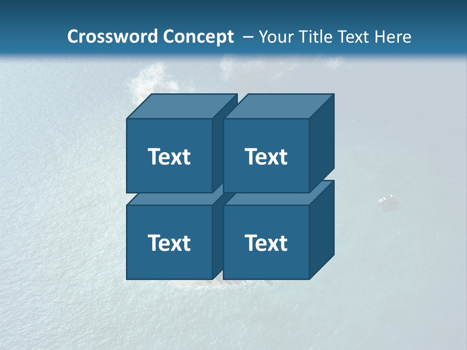 Heart Reef Love PowerPoint Template