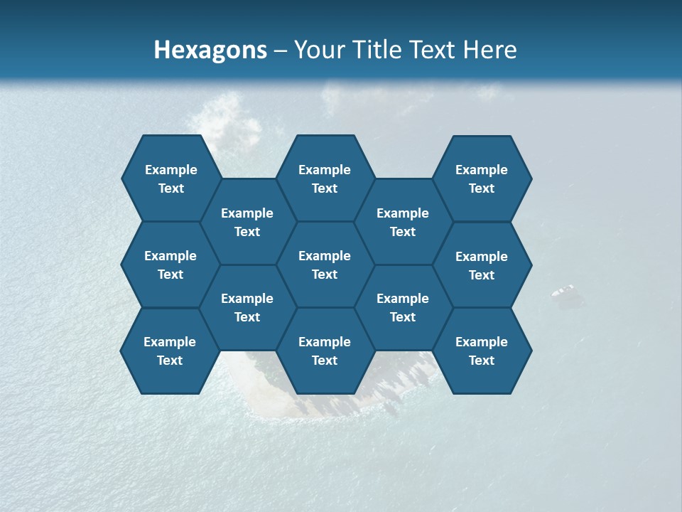 Heart Reef Love PowerPoint Template