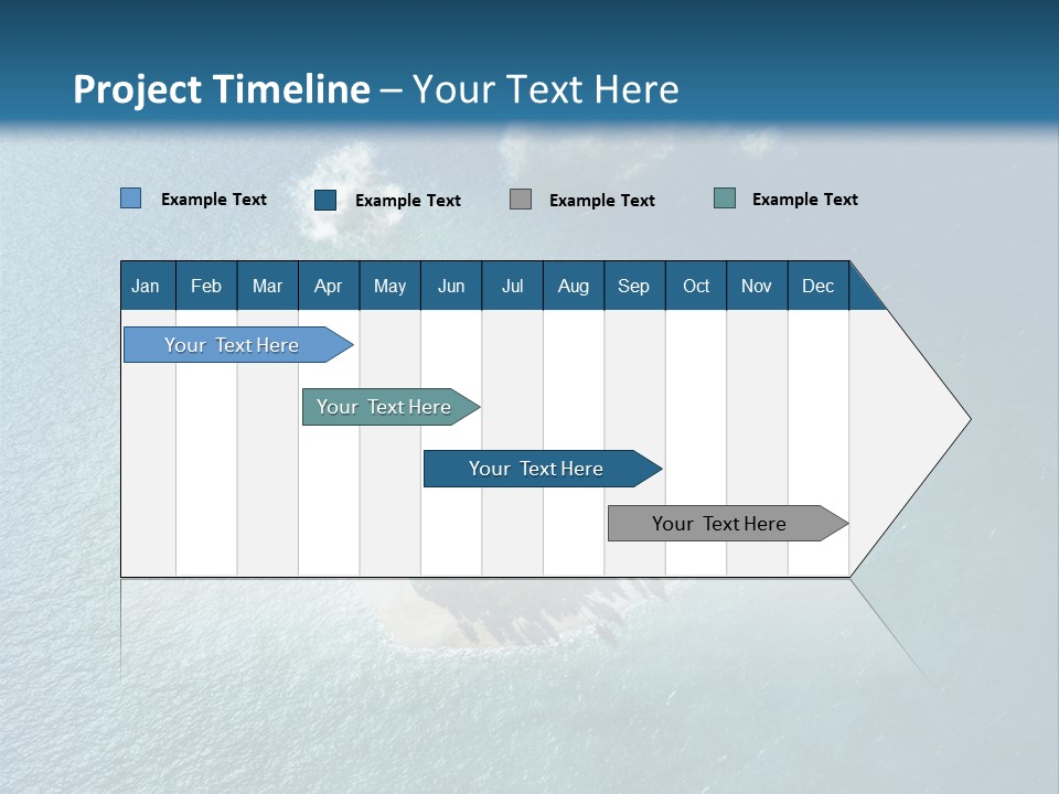 Heart Reef Love PowerPoint Template