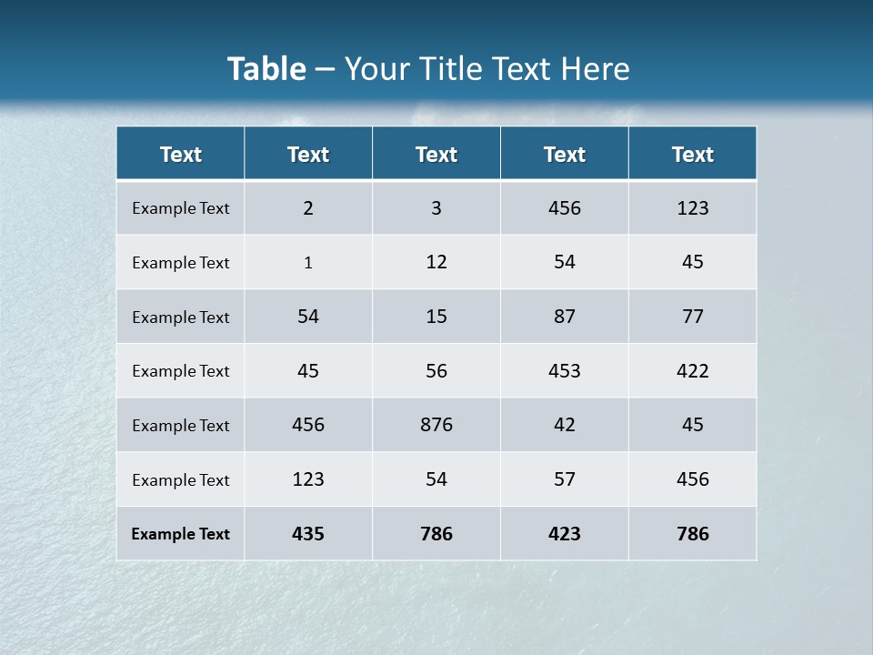 Heart Reef Love PowerPoint Template