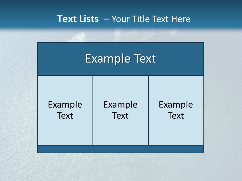 Heart Reef Love PowerPoint Template