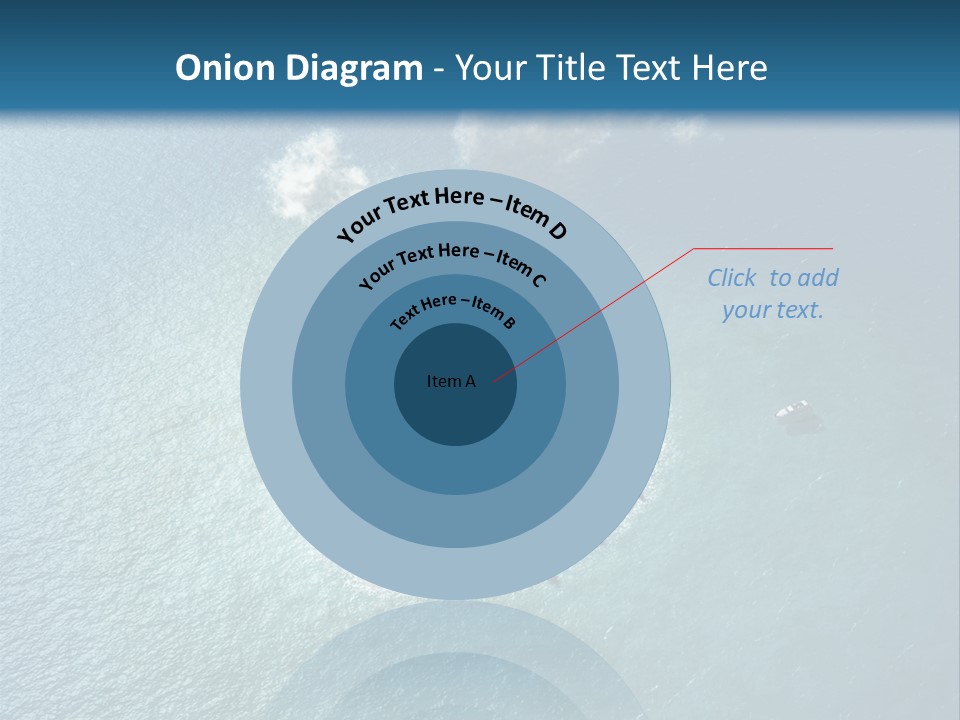 Heart Reef Love PowerPoint Template