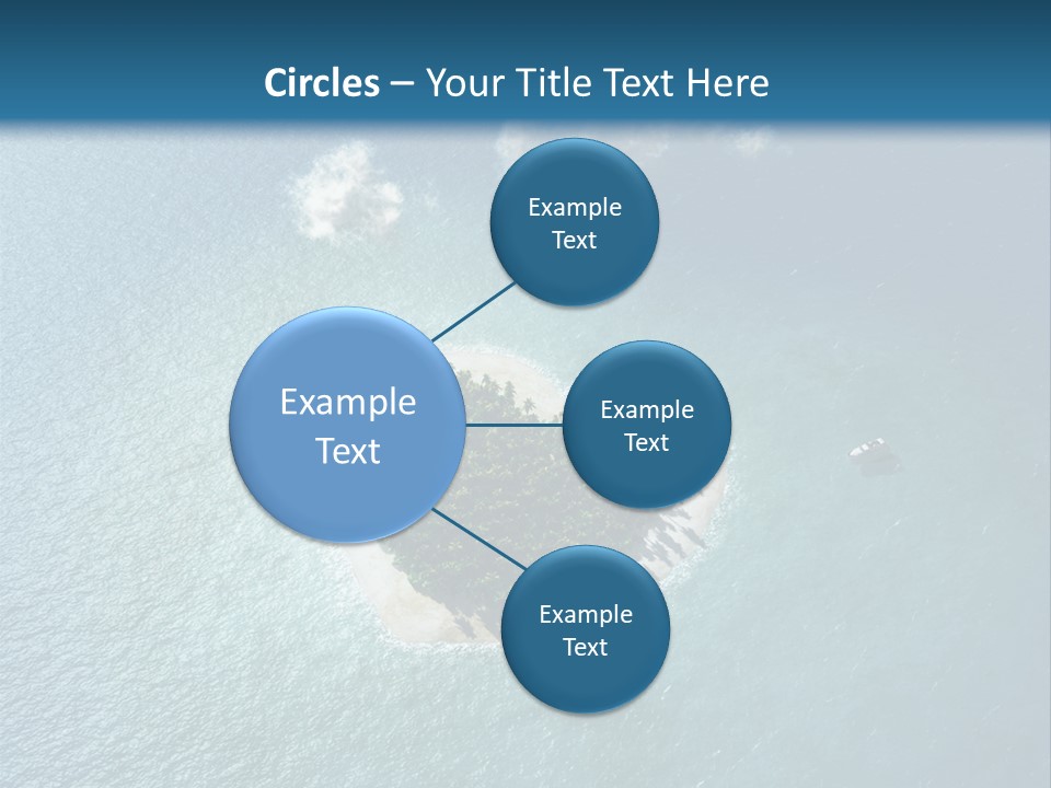 Heart Reef Love PowerPoint Template