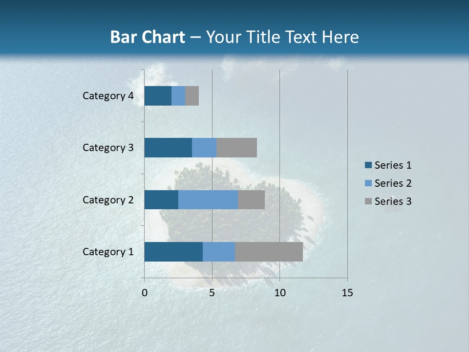 Heart Reef Love PowerPoint Template