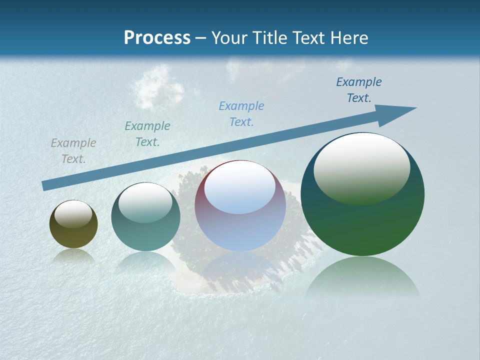 Heart Reef Love PowerPoint Template
