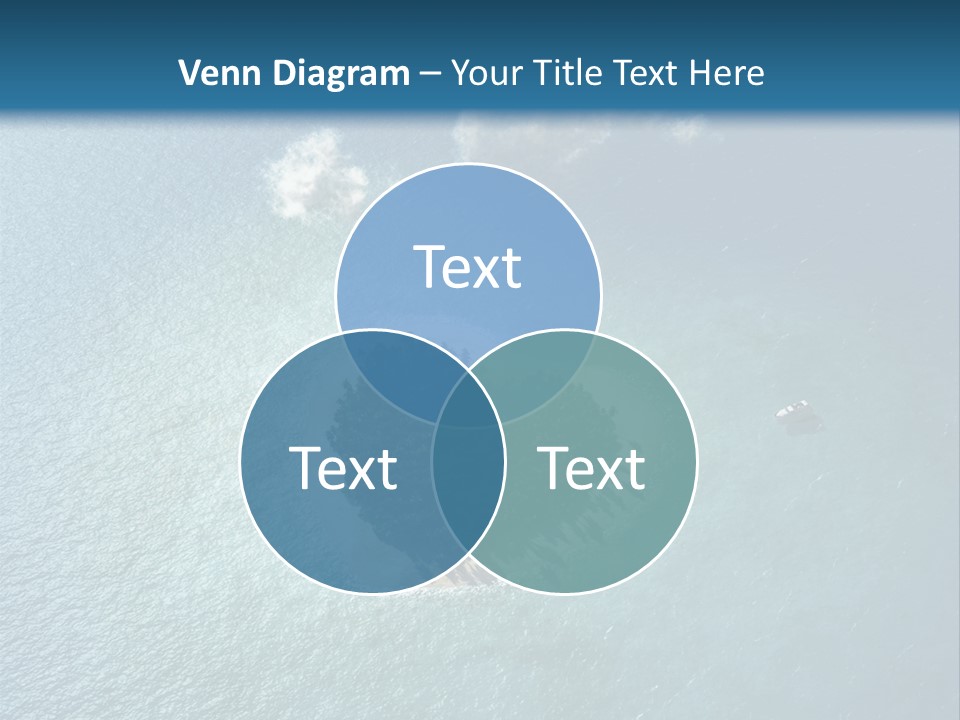 Heart Reef Love PowerPoint Template