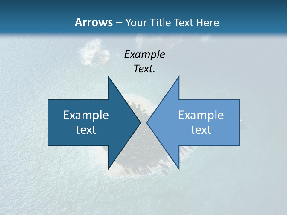 Heart Reef Love PowerPoint Template