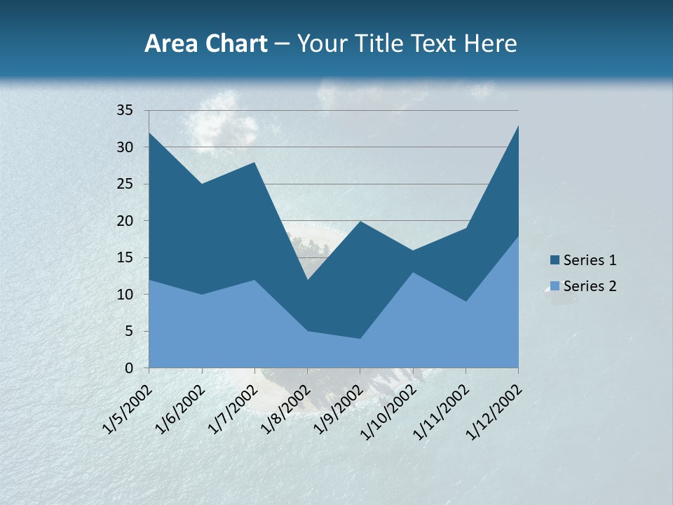Heart Reef Love PowerPoint Template